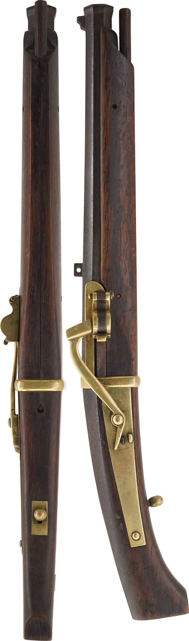 火縄銃 田付流四匁馬上筒 (銃砲刀剣類登録証付古式銃、無銘