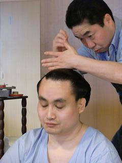 新錦さん断髪式 18年間の土俵人生お疲れさまでした。 | 時津風部屋