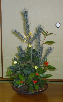 お正月の花 | わかばいけばな教室