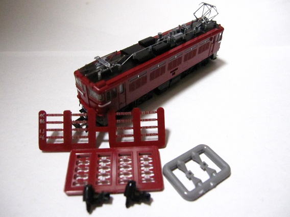 TOMIX ED75 -1000番台（前期型）パーツ取付＆KATOナックルカプラー化