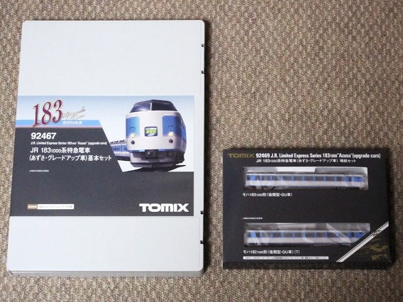TOMIX 183系1000番台（あずさ・グレードアップ車）入線（＾＾ゞ