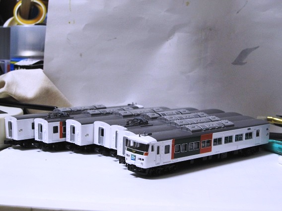 マイクロエース 185系 田町車両センターをTN化工事施行（＾＾ゞ