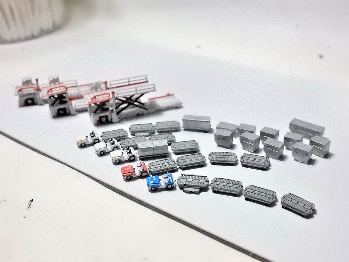 航空機事業部】1/400 飛行機模型 空港ジオラマアクセサリー やなか