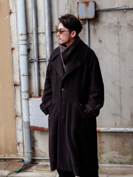 DEVOA Knit neck parts cotton wool cashmere /CHESNUT | ☆VEKTOR BLOG
