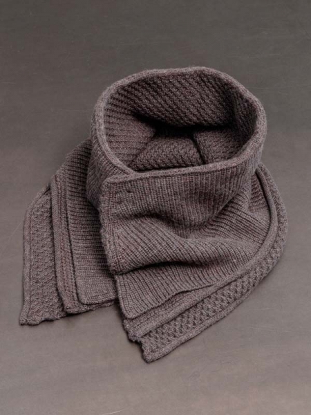 DEVOA Knit neck parts cotton wool cashmere /CHESNUT | ☆VEKTOR BLOG