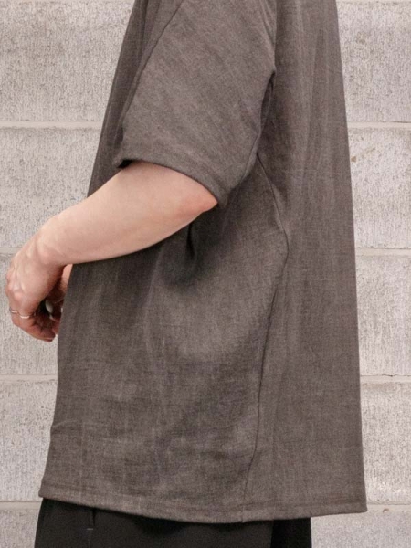 DEVOA Short Sleeve Pigment Dyeチャコールグレー2 DEVOA Short sleeve pigment dye / CHARCOAL | ☆VEKTOR BLOG