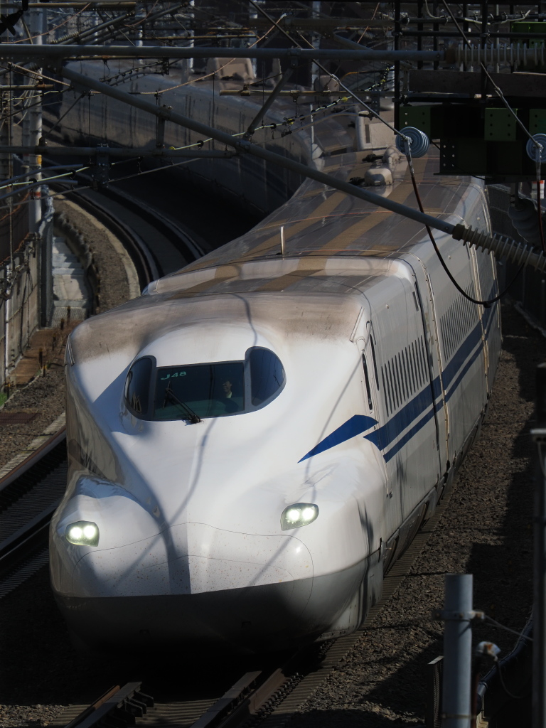 No.3728 N700S H4 J20 J48編成 山科付近にて(その2) | TETSUYA氏ブログ