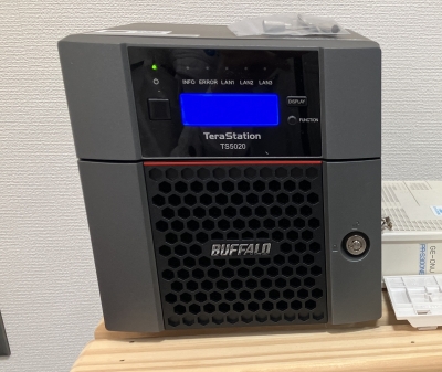 BUFFALO(バッファロー) TeraStation TS5220DN0202を設置しました