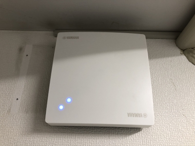 YAMAHA(ヤマハ)無線LANアクセスポイント WLX322を設置しました YAMAHA(ヤマハ)無線LANアクセスポイント WLX322を設置しました