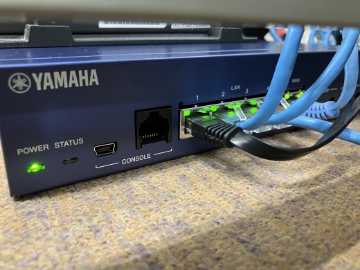 YAMAHA(ヤマハ) ギガアクセスVPNルーター RTX840を設置しました
