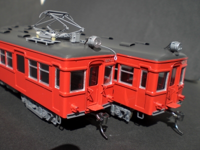 名鉄3800系車体(赤色)/屋根塗装済キット2両セット限定品