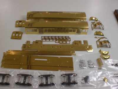 谷川製作所　名鉄3400系旧形　車体バラキット4両セット、台車入 谷川製作所 名鉄3400系旧形 車体バラキット4両セット、台車入 Amazon