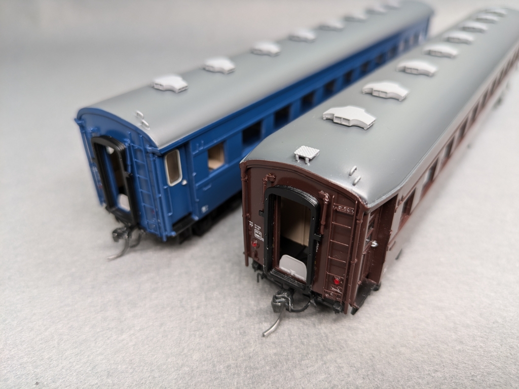 FUJIMODEL 車体キット オハフ33 (リベット付・3等丸屋根車)【ジャンク