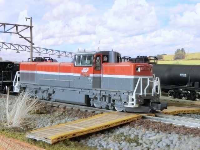 No.74鉄道Nゲージジオラマ車両付き いつも新撮影！Nゲージ車両撮影用ジオラマ踏切を作る！ DE10-1000形