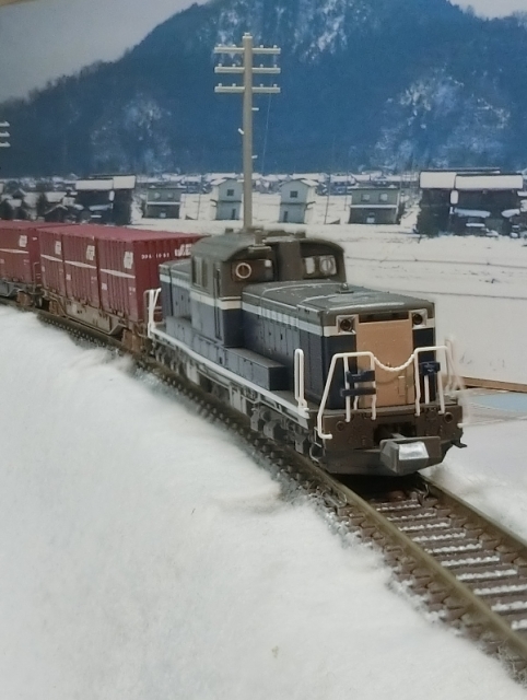 KATO DD51 後期 耐寒形 JR仕様とコキ107形貨車 | 湘南急行鉄道物語