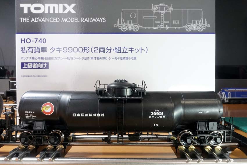 HOゲージ 国鉄タキ2000形貨車 私有貨車 タキ9900形（2両分組立キット）完成！ ＜TOMIX HO-740