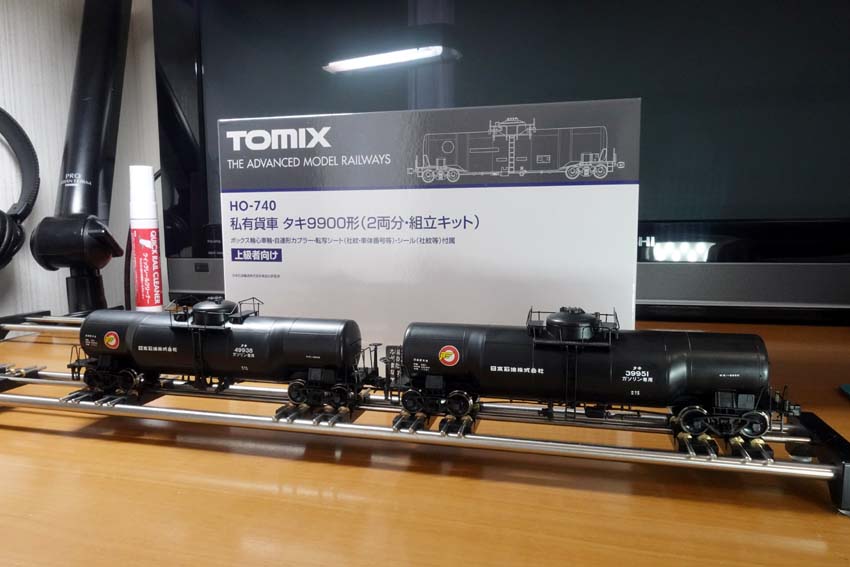 HOゲージ 国鉄タキ2000形貨車 私有貨車 タキ9900形（2両分組立キット）完成！ ＜TOMIX HO-740