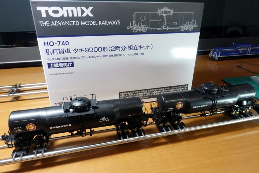 HOゲージ 国鉄タキ2000形貨車 私有貨車 タキ9900形（2両分組立キット）完成！ ＜TOMIX HO-740