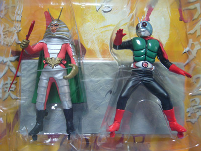 unifine 仮面ライダーフィギュア 地獄大使vsライダー2号 | 笑豆