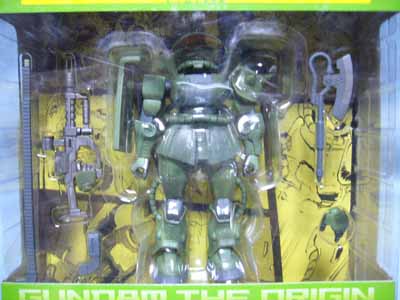 (未使用･未開封品)機動戦士ガンダム　ジ・オリジン　ザクフィギュア 機動戦士ガンダム ジ・オリジンアクションフィギュア ザク | 笑