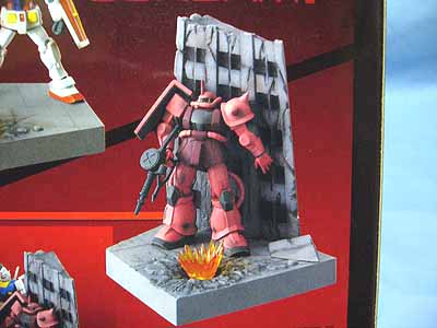 2004年製造　未開封ウェザリング&ライトアップジオラマ～アムロVSシャア～ DX機動戦士ガンダム ウェザリング＆ライトアップジオラマ