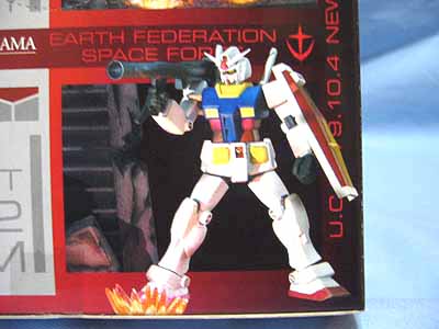 2004年製造　未開封ウェザリング&ライトアップジオラマ～アムロVSシャア～ DX機動戦士ガンダム ウェザリング＆ライトアップジオラマ
