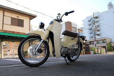 フロントのスポークホイール化（出来ました） | スーパーカブの