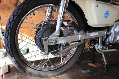 スーパーカブ110プロ リアホイール bike-parts-center_99-28-32