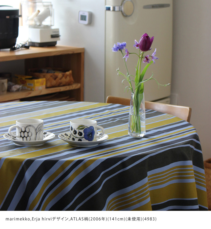 マリメッコ ロッキ テーブルクロス 廃番 レア marimekko