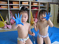 幼稚園 ボディペイント 
