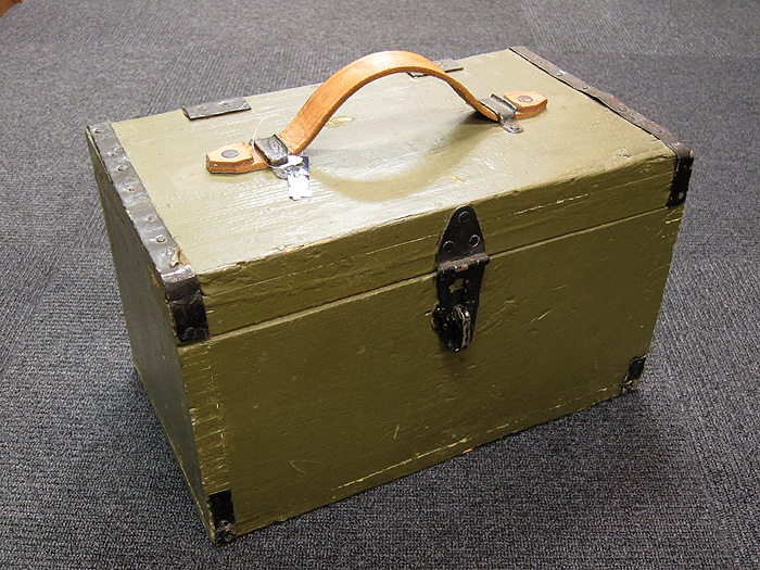 ロシア実物 12.7×108㎜ DShk用アモボックス ロシア実物 12.7×108㎜ DShk用アモボックス