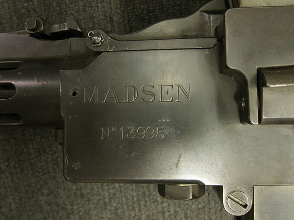 マドセン M1924 軽機関銃 Chicago Blog