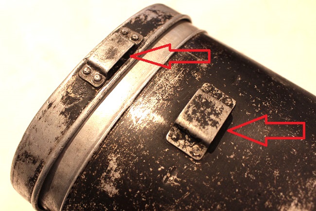 希少!　珍品!　日本軍九二式　二重飯盒　九九ニギリ矢製 希少! 珍品! 日本軍九二式 二重飯盒 九九ニギリ矢製 1/