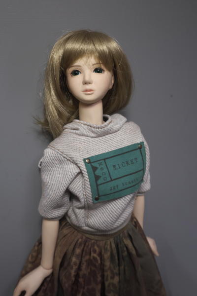 ドールアイの製作 4 chie というドールの場合 | 瞳に四角い鰯雲