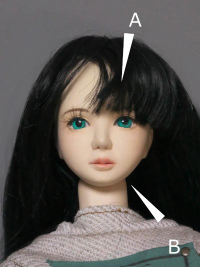 ドールアイの製作 6 chie というドールの場合 その3 | 瞳に四角い鰯雲