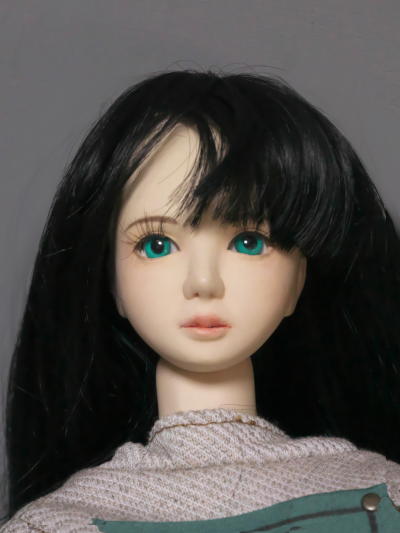 カスタムアイシードール☆トキイロ少女☆弍拾六人目 ドールアイの製作 6 chie というドールの場合 その3 | 瞳に四角い鰯雲