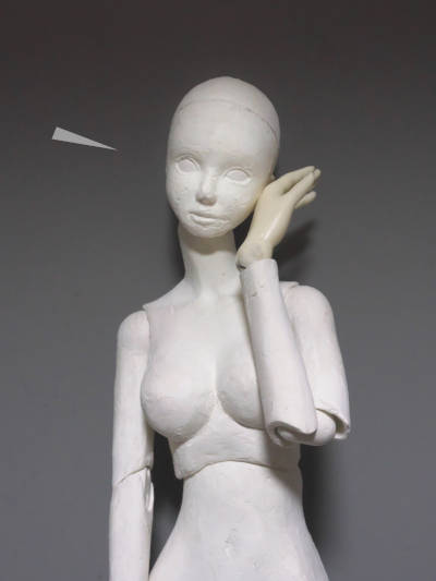 nana 5 7年ぶりの新しい球体関節人形 ボディラインを整えます | 瞳に