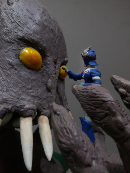 hand 9 巨神兵とナウシカ 完成画像です | 瞳に四角い鰯雲