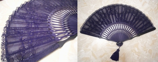 spanish laced fan made in Japan