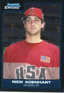 エンゼルス　ニック・エイデンハート　サインカード エンゼルス ニック・エイデンハート サインカード