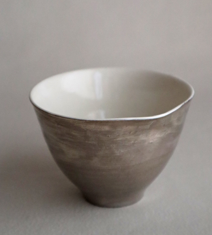 松本美弥子 蓋碗 宝瓶 銀彩 松本美弥子 蓋碗 宝瓶 銀彩 - メルカリ