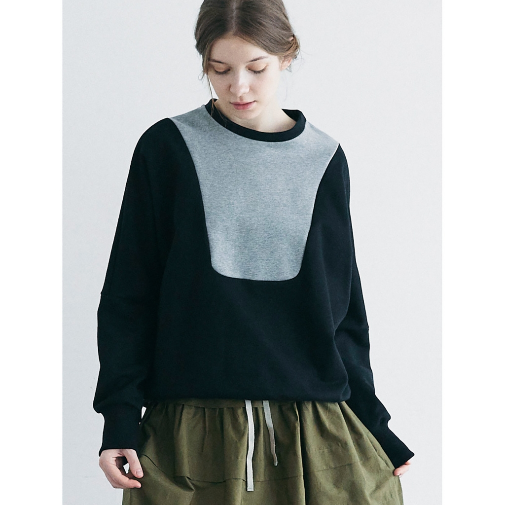 MAGALI コットンスウェット・スイッチングプルオーバー販売中 | shironeko