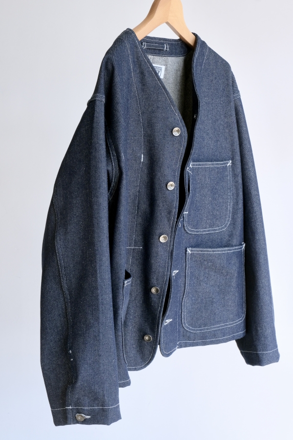 EG WORKADAY “Utility Jacket-12oz Denim\" Engineered Garments Workaday Utility Jacket Indigo 12oz