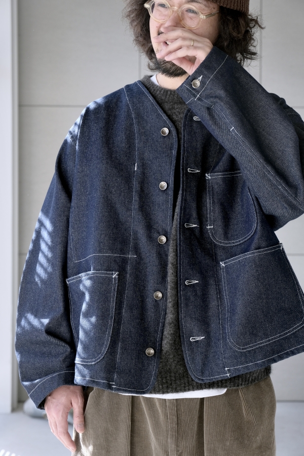 Utility Jacket in 12 oz Indigo Denim — East • West