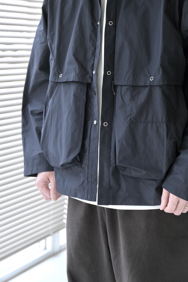 ENDS and MEANS／25SS・新作シャツジャケット（ネイビー） ENDS and