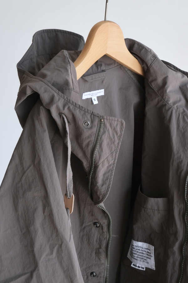 【2026SS】Engineered Garments Lt Parka Engineered Garments - Lt. Parka - Olive Polyester Taslan