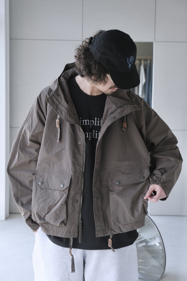 【2026SS】Engineered Garments Lt Parka Engineered Garments - Lt. Parka - Olive Polyester Taslan