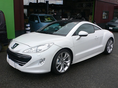 プジョーRCZ マフラー取付～♪ | カラコンブログ！