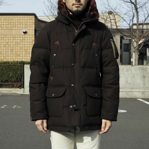 『GAIJIN MADE』MELTON DOWN N3B JACKET. | DEELIGHT CALTRAIN NEW ARRIVAL