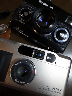 CONTAX T2 シルバー 作例あり 純正ストラップ付 高級フィルム